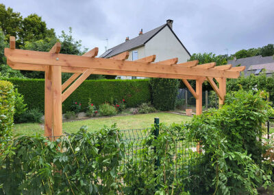 Pergola en bois sur mesure Couleur Jardin