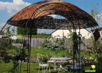 Pergola fer et osier